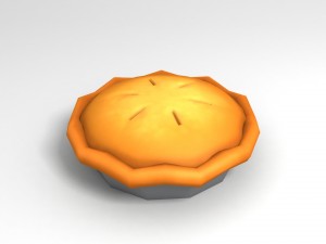 3d pie model model Modelo 3D
