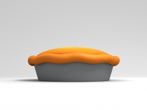 3d pie model model Modelo 3D