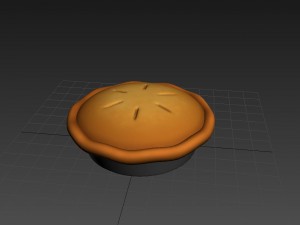 3d pie model model Modelo 3D
