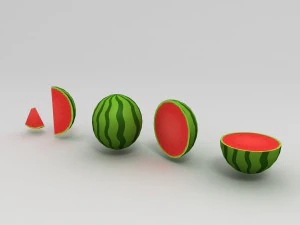 water melon 3D Model