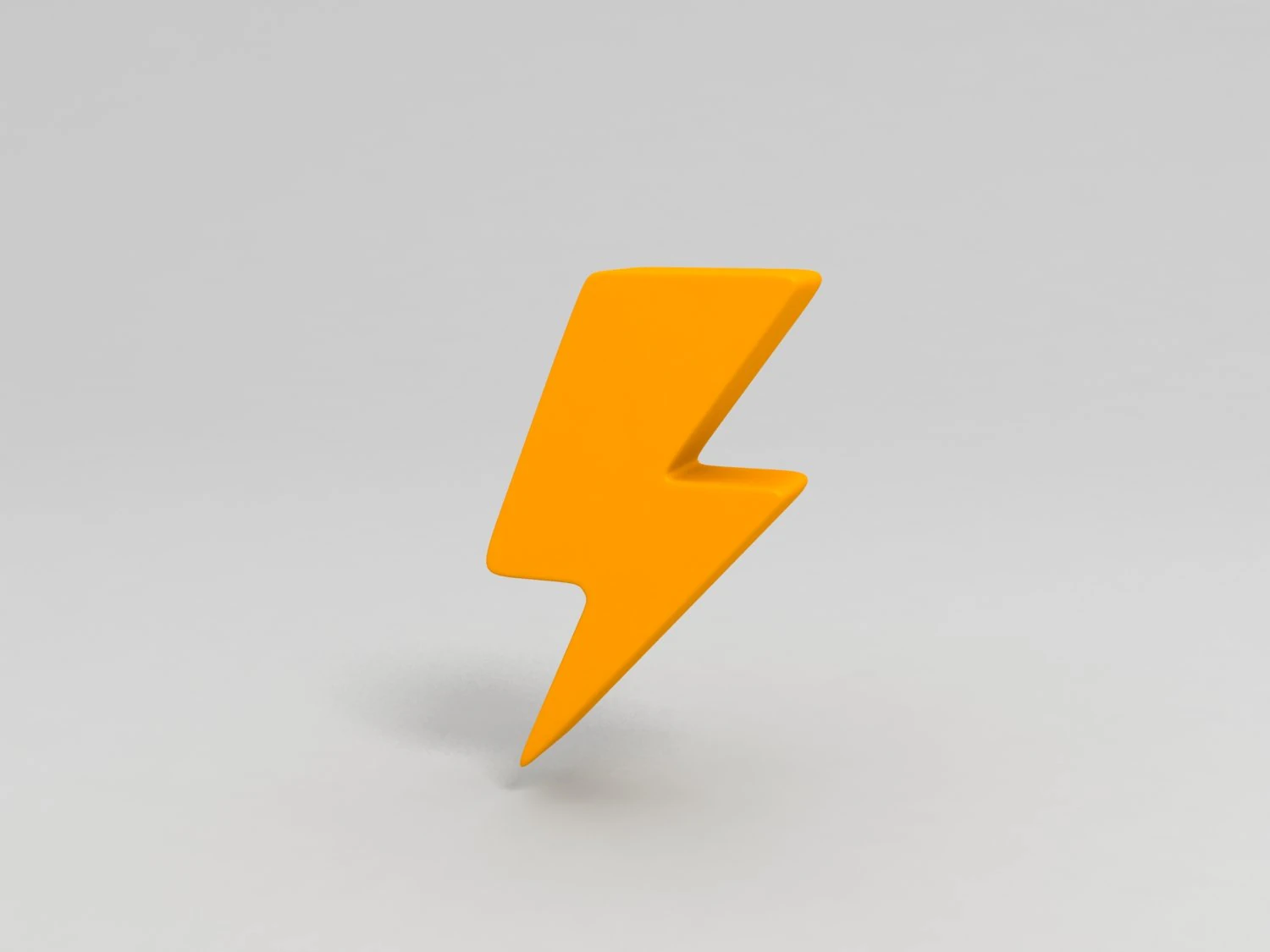 thunder symbol 3D Model .c4d .max .obj .3ds .fbx .stl .blend 