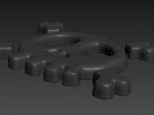 skull symbol 3D 模型