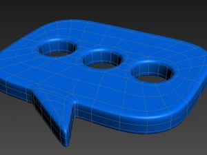 3d message symbol Modelo 3D