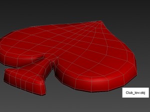 3d club poker model 3D Model