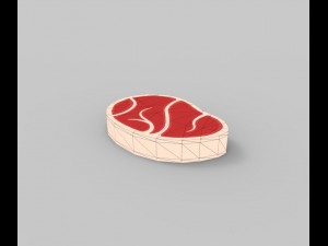 steak 3D-Modell