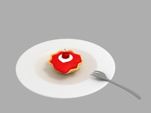 cherry pie 3D 모델