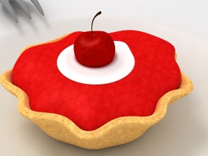 cherry pie 3D 모델
