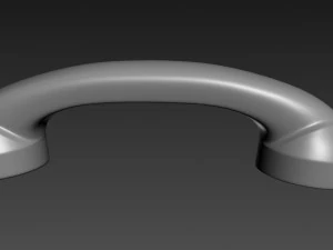 전화 손잡이 3D 모델