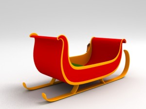 santasleigh 3D Модель