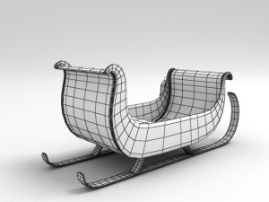 santasleigh 3D Модель
