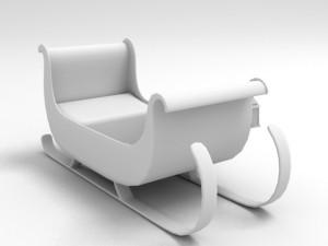 santasleigh 3D Модель