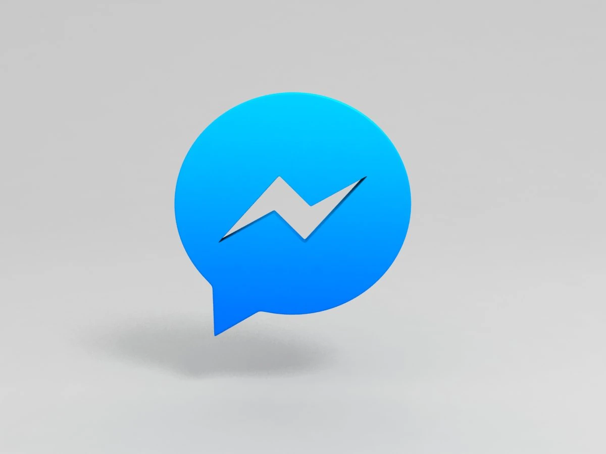 messenger logo 3D Model .c4d .max .obj .3ds .fbx .stl .blend 
