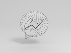 messenger logo 3D Model