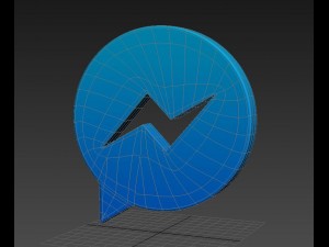 messenger logo 3D Model