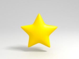 3d mario star model Modèle 3D