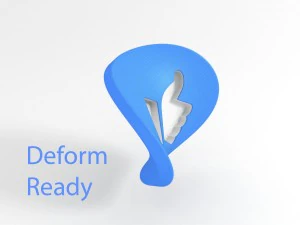 Facebook mi piace Modello 3D