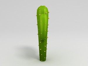 cartoon cactus 3Dモデル