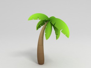 coconut tree 3D Model