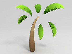 coconut tree 3D 모델