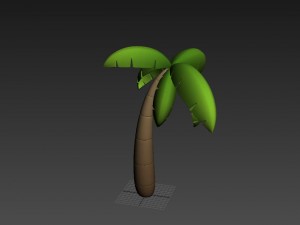 coconut tree 3D 모델