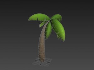 coconut tree 3D 모델