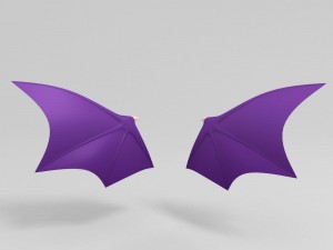devil wing model 3D Model