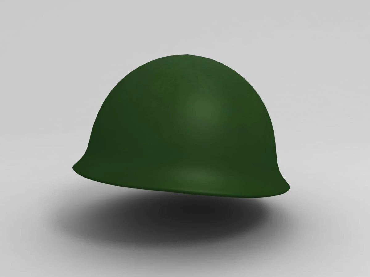 soldier helmet 3D Model .c4d .max .obj .3ds .fbx .stl .blend 