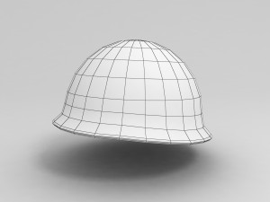soldier helmet Model 3D