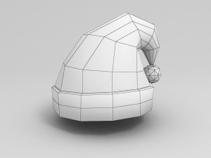 santa hat Modelo 3D