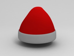 santa hat Modelo 3D