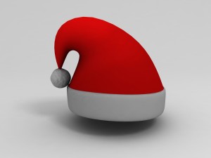 santa hat Modelo 3D