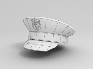 police hat 3D Model