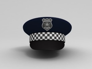 police hat 3D Model