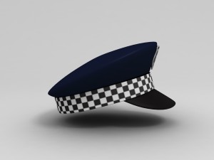 police hat 3D Model