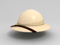 3d pith helmet Modello 3D