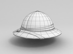 3d pith helmet 3D Model