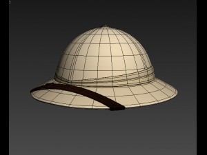 3d pith helmet 3D Model