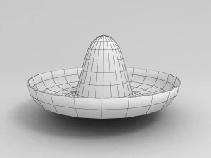 mexican hat 3D Model