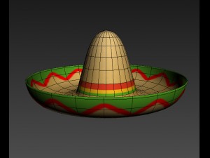 mexican hat Modèle 3D