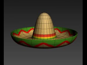 mexican hat 3D Model