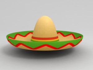mexican hat Modèle 3D