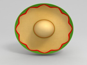 mexican hat Modèle 3D