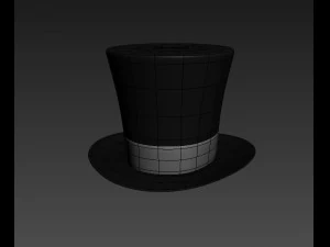 3d magician hat 3D Model
