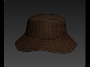 3d fishing hat model 3D Model