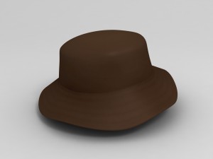 3d fishing hat model 3D Model