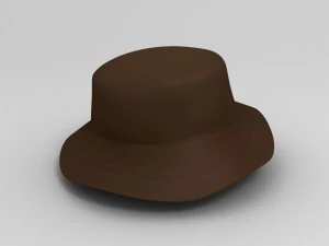 3d fishing hat model 3D Model