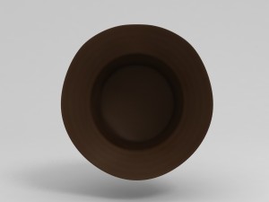 3d fishing hat model 3D Model