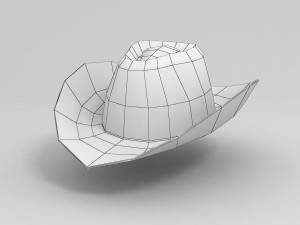 3d cowboy hat 3D Model