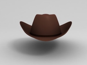 3d cowboy hat 3D Model
