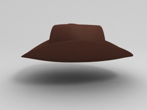 3d cowboy hat 3D Model